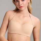 No-Show Strapless Foam Bra - Siella - Color: Maple Sugar Sucre d'érable