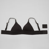No - Show Triangle Bra - Siella - Color: Black Noir