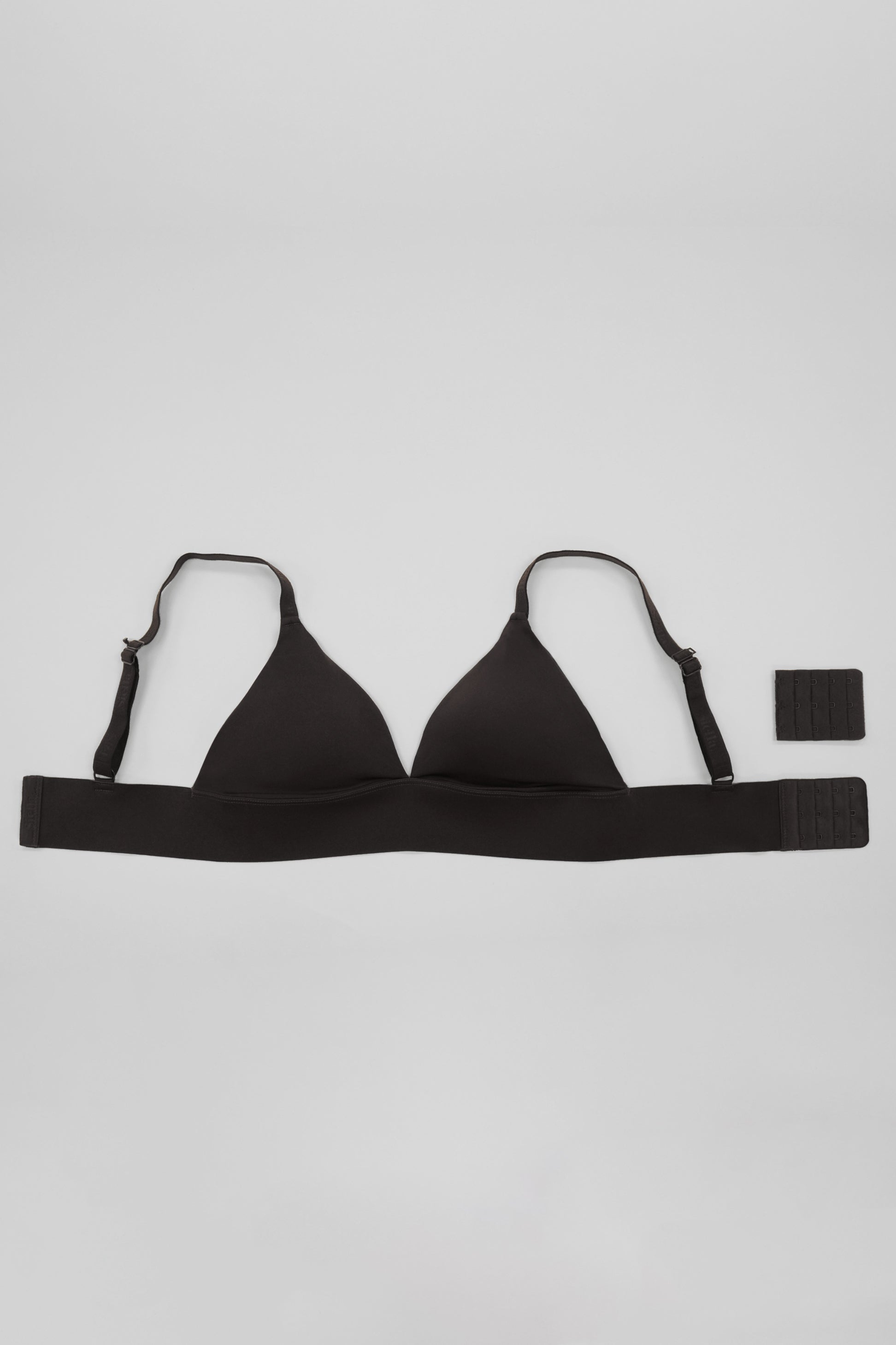 No - Show Triangle Bra - Siella - Color: Black Noir