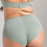 Organic Cotton No-Show Shaping Brief - SIELLA - Color: Sage Sauge