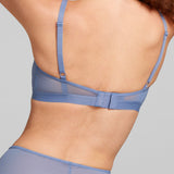 Power Mesh Bra - Siella - Color: Blue Grey Bleu gris