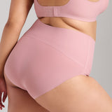 Invisible High Waist Shaping Brief - SIELLA - Color: Dusty Rose Vieux rose