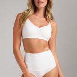 Invisible High Waist Shaping Brief - SIELLA - Color: White Blanc