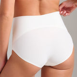 Invisible High Waist Shaping Brief - SIELLA - Color: White Blanc
