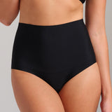 Invisible High Waist Shaping Brief - SIELLA - Color: Black Noir