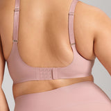 Invisible V-Neck Bra - SIELLA - Color: Dusty Rose Vieux rose