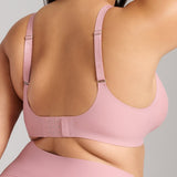 Invisible V-Neck Bra - SIELLA - Color: Dusty Rose Vieux rose