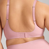 Invisible V-Neck Bra - SIELLA - Color: Dusty Rose Vieux rose
