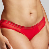 Micro Mesh Bikini - Siella - Color: Chilean Red Rouge chilien