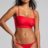 Micro Mesh Thong - Siella - Color: Chilean Red Rouge chilien