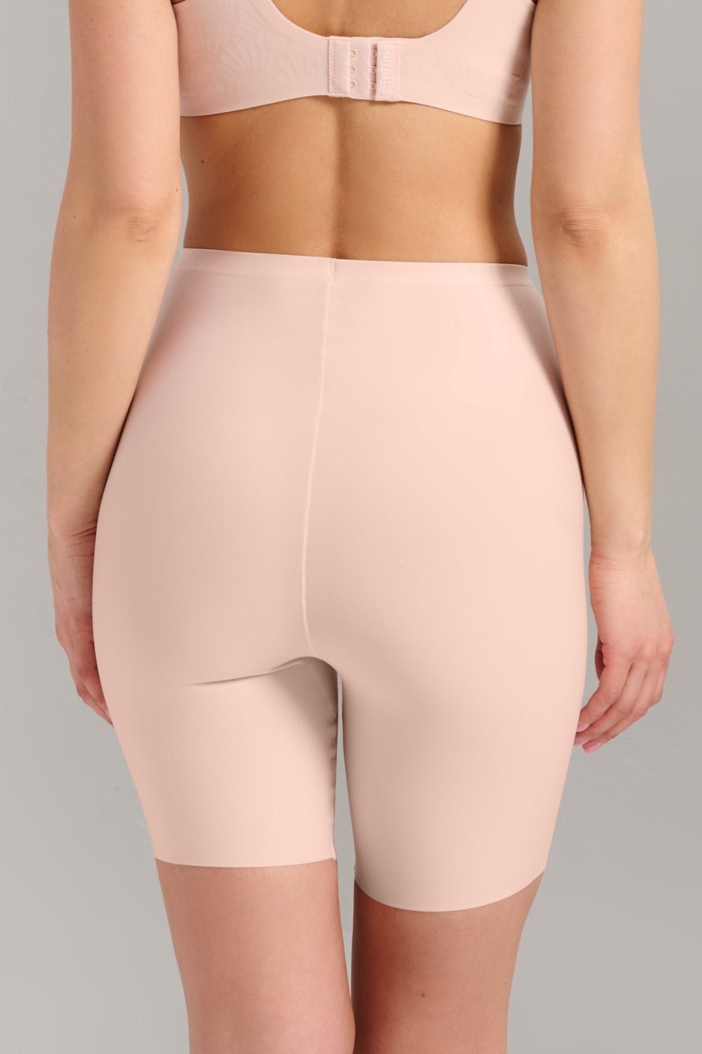 No - Show Biker Short - Siella - Color: Barely Pink Rose délicat