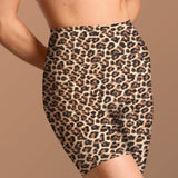 No - Show Biker Short - Siella - Color: Leopard Léopard