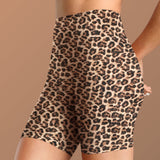 No - Show Biker Short - Siella - Color: Leopard Léopard