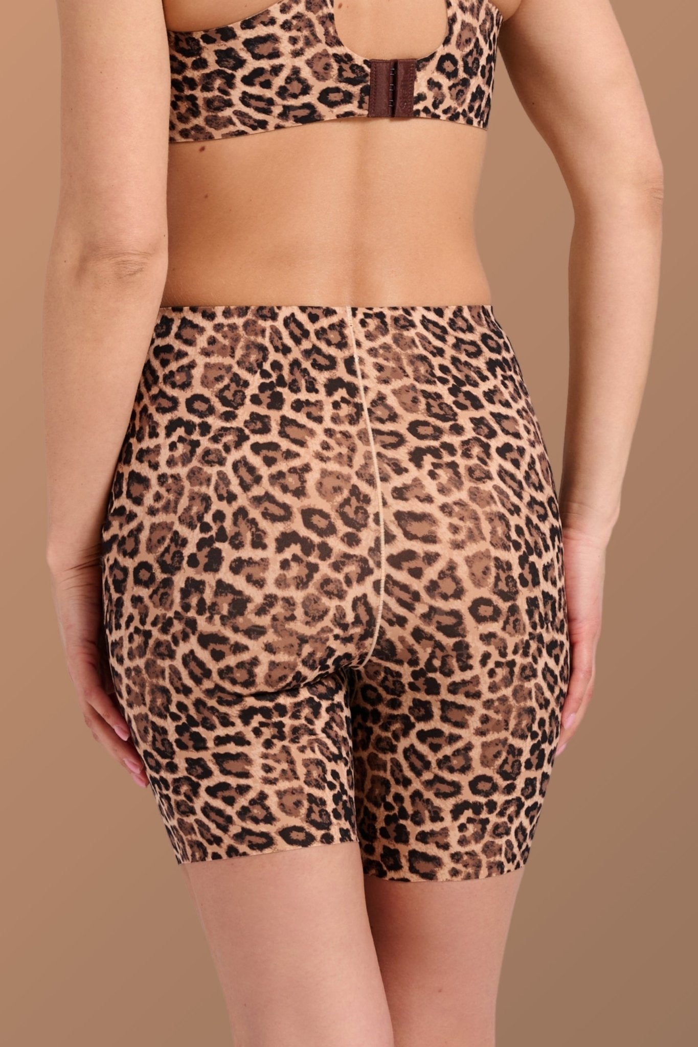 No - Show Biker Short - Siella - Color: Leopard Léopard