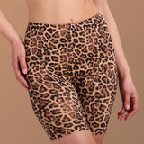 No - Show Biker Short - Siella - Color: Leopard Léopard