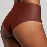 No - Show High Waist Brief - Siella - Color: Cocoa Cacao