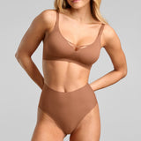 No - Show High Waist Brief - Siella - Color: Toffee Caramel