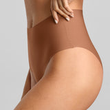 No - Show High Waist Brief - Siella - Color: Toffee Caramel