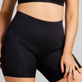 No-Show Shapewear Short - Siella - Color: Black Noir