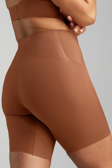 No-Show Shapewear Short - Siella - Color: Toffee Caramel