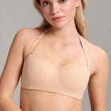 No-Show Strapless Foam Bra - Siella - Color: Maple Sugar Sucre d'érable