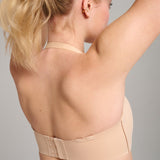 No-Show Strapless Foam Bra - Siella - Color: Maple Sugar Sucre d'érable