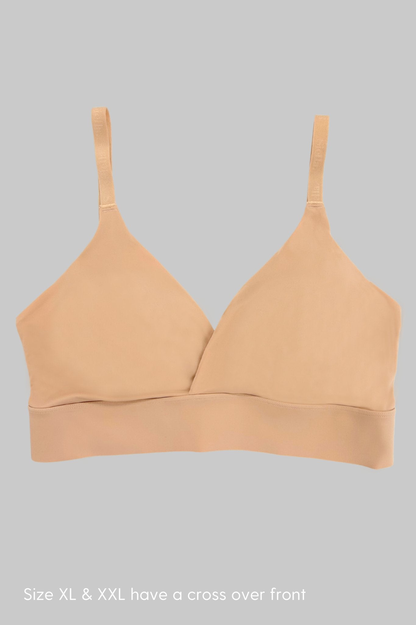 No - Show Triangle Bra - Siella - Color: Maple Sugar Sucre d'érable