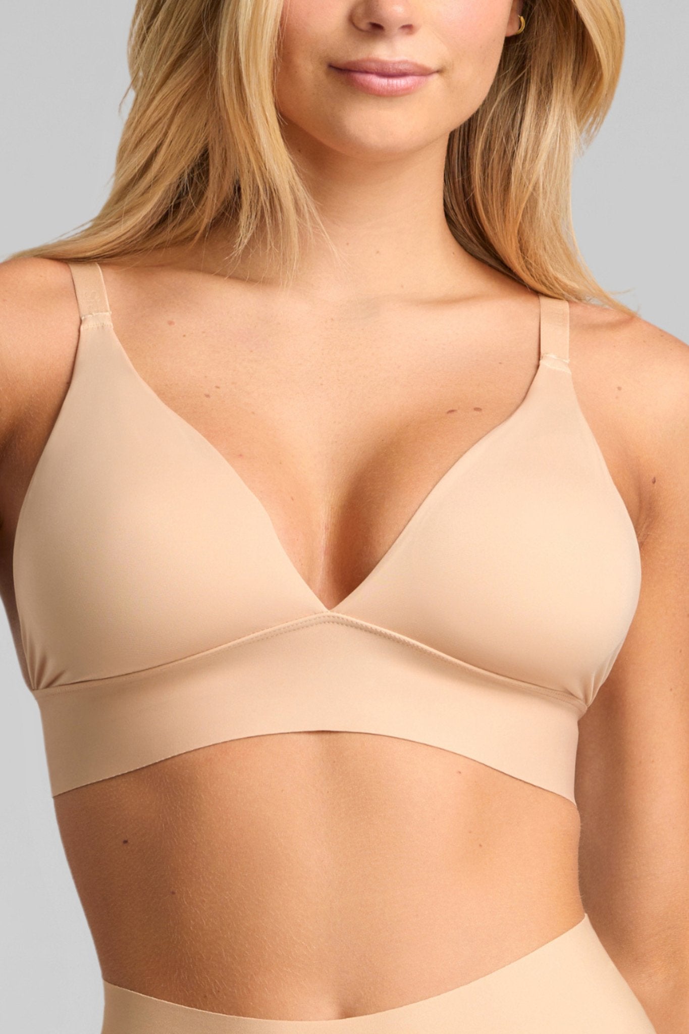 No - Show Triangle Bra - Siella - Color: Maple Sugar Sucre d'érable