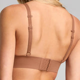 No - Show Triangle Bra - Siella - Color: Toffee Caramel