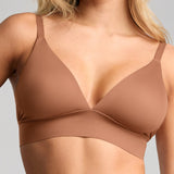 No - Show Triangle Bra - Siella - Color: Toffee Caramel