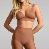 No - Show Triangle Bra - Siella - Color: Toffee Caramel