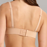 No-Show Triangle Seamless Bra - SIELLA - Color: Maple Sugar Sucre d'érable