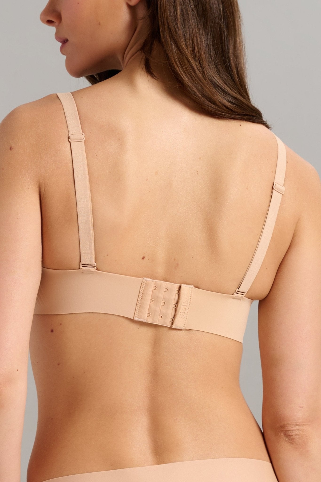 No-Show Triangle Seamless Bra - SIELLA - Color: Maple Sugar Sucre d'érable