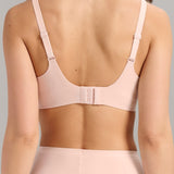 No-Show V-Neck Bra -  Siella - Color: Barely Pink Rose délicat