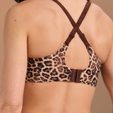No - Show V - Neck Bra - Siella - Color: Leopard Léopard