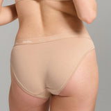 Organic Cotton Bikini - Siella - Color: Beach Beige Beige plage