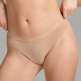 Organic Cotton Bikini - Siella - Color: Beach Beige Beige plage