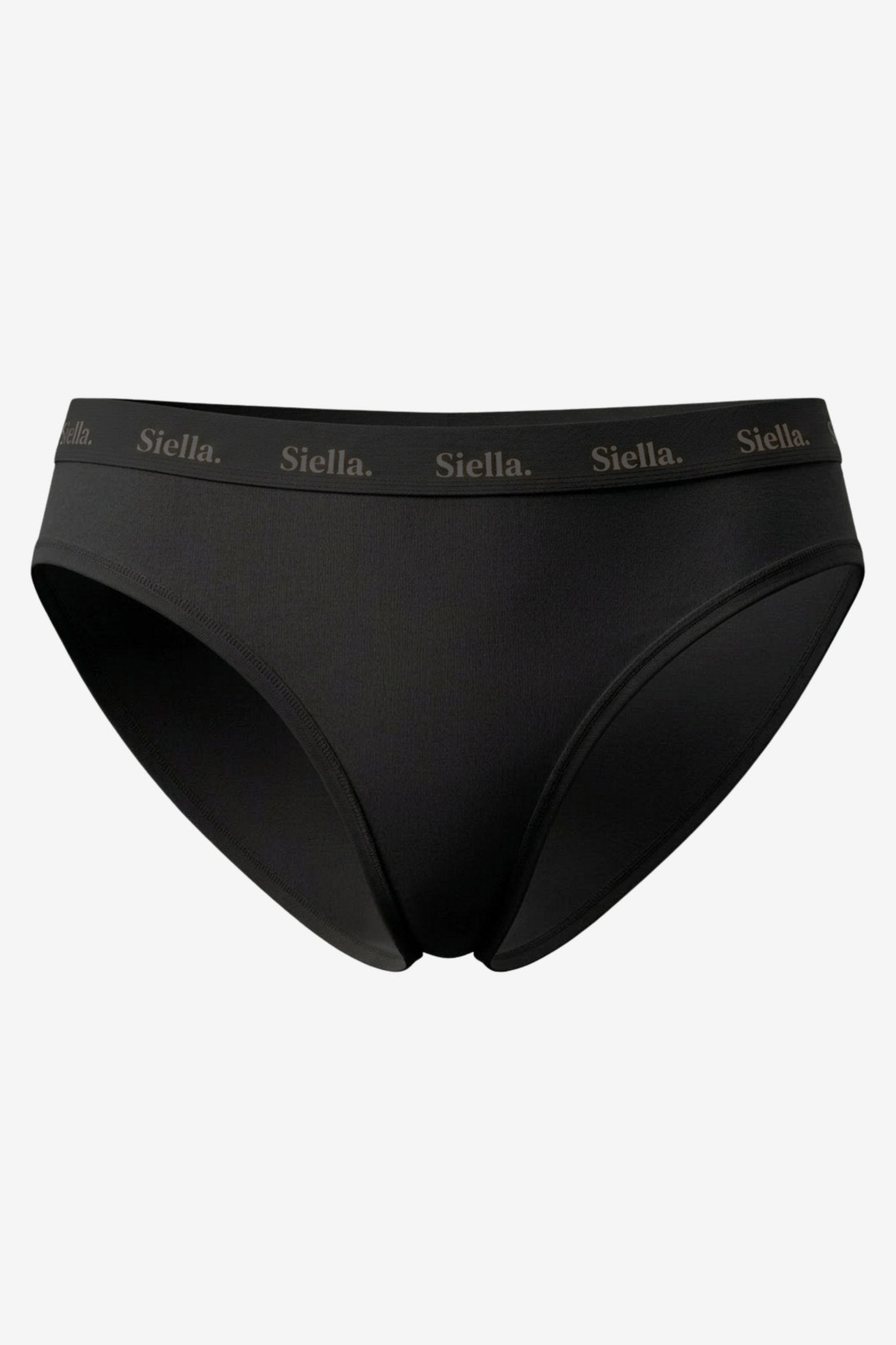Organic Cotton Bikini - Siella - Color: Black Noir