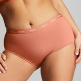 Organic Cotton Boy Short - Siella - Color: Terracotta