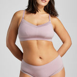 Organic Cotton Lace Balconette Bra - Siella