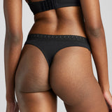 Organic Cotton Lace Thong - Siella