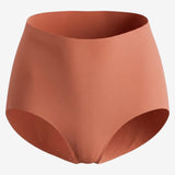 Organic Cotton No - Show High Waist Brief - Siella - Color: Terracotta