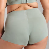 Organic Cotton No - Show Shaping Boy Short - Siella - Color: Sage Sauge