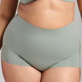 Organic Cotton No - Show Shaping Boy Short - Siella - Color: Sage Sauge