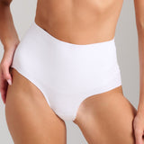 Organic Cotton No - Show Shaping Brief - Siella - Color: White Blanc