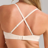 Organic Cotton No - Show V - Scoop Bra - Siella - Color: Oatmeal Avoine