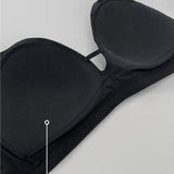 Organic Cotton Foam Cup Bra - Siella - Color: Black Noir