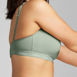 Organic Cotton Foam Cup Bra - Siella - Color: Sage Sauge