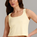 Organic Cotton Rib Tank - Siella - Color: Lemonade Limonade