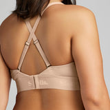 Organic Cotton Triangle Padded Bra - SIELLA - Color: Beach Beige Beige plage